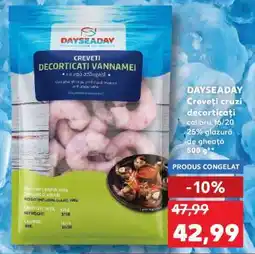 Kaufland DAYSEADAY Creveți cruzi decorticați calibru 16/20 Ofertă