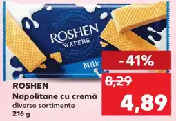 Kaufland ROSHEN Napolitane cu cremă Ofertă