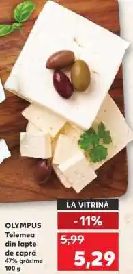 Kaufland OLYMPUS Telemea din lapte de capră Ofertă