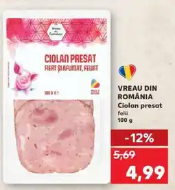 Kaufland VREAU DIN ROMÂNIA Ciolan presat Ofertă