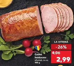 Kaufland Cotlet haiducesc afumat, cu os Ofertă
