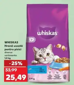 Kaufland WHISKAS Hrană uscată pentru pisici Ofertă