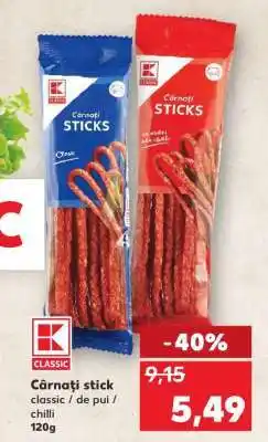 Kaufland Cârnați stick Ofertă