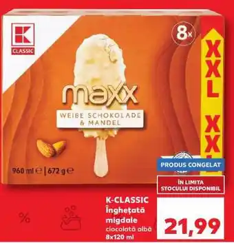 Kaufland K-CLASSIC înghețată migdale Ofertă