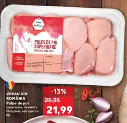 Kaufland Pulpe de pui superioare dezosate fără piele Ofertă