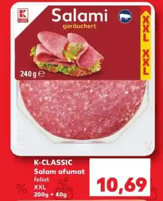 Kaufland K-CLASSIC Salam afumat feliat XXL Ofertă