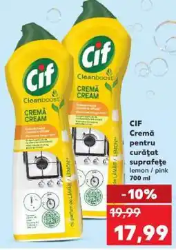 Kaufland CIF Cremă pentru curățat suprafețe Ofertă