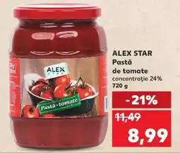Kaufland ALEX-STAR Pastă de tomate Ofertă