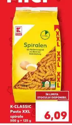 Kaufland K-CLASSIC Paste XXL spirale Ofertă