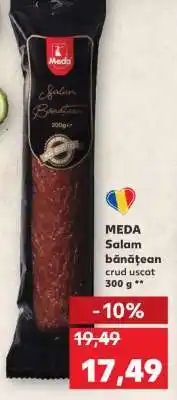 Kaufland MEDA Salam bănățean crud uscat 300 g Ofertă