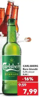Kaufland CARLSBERG Bere blondă Ofertă
