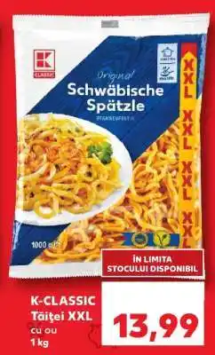 Kaufland K-CLASSIC Tăiței XXL cu ou Ofertă