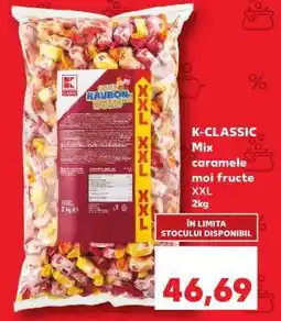 Kaufland K-CLASSIC Mix caramele moi fructe XXL Ofertă
