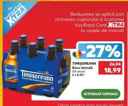 Kaufland TIMIŞOREANA Bere blondă Ofertă
