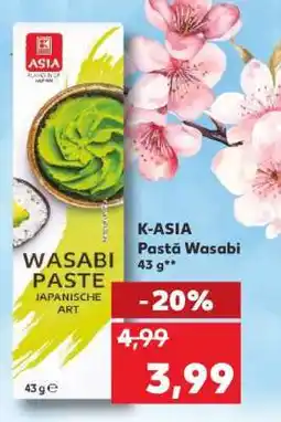 Kaufland K-ASIA Pastă Wasabi 43 g Ofertă