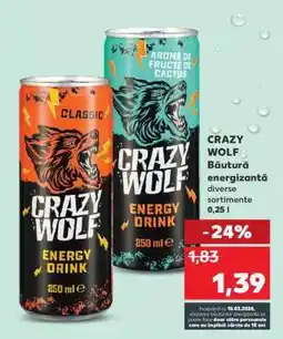 Kaufland CRAZY WOLF Băutură energizantă Ofertă