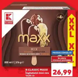 Kaufland K-CLASSIC MAXX Înghețată mini mix Ofertă