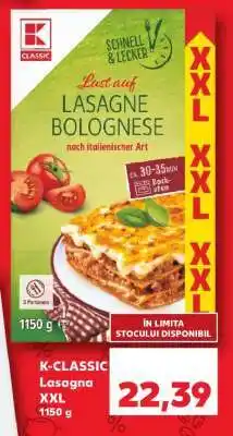 Kaufland K-CLASSIC Lasagna XXL Ofertă