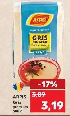 Kaufland ARPIS Griș premium 500 g Ofertă