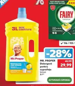Kaufland MR. PROPER Detergent pentru suprafețe lemon 3L Ofertă