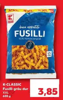 Kaufland K-CLASSIC Fusilli grâu dur XXL Ofertă