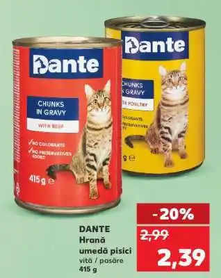 Kaufland DANTE Hrană umedă pisici Ofertă