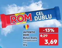 Kaufland AUTENTIC ROM Baton Dublu Ofertă