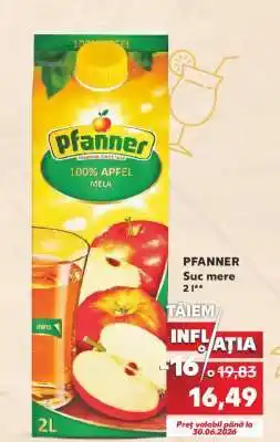 Kaufland PFANNER Suc mere 2 l Ofertă