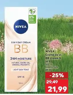 Kaufland NIVEA Crema de zi BB Cream 5 în 1 Ofertă