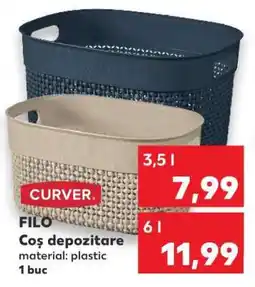 Kaufland CURVER FILO Coș depozitare Ofertă