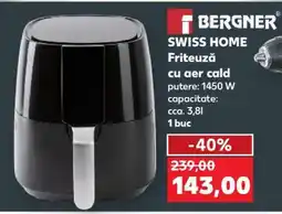 Kaufland BERGNER SWISS HOME Friteuză cu aer cald Ofertă