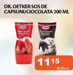 Unicarm Dr. oetker sos de capsuni/ciocolata Ofertă