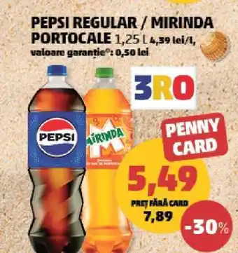 Penny PEPSI regular/MIRINDA portocale Ofertă