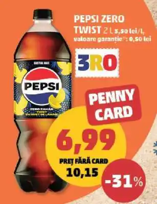 Penny Pepsi Zero Twist Ofertă