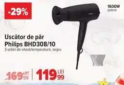 Carrefour Uscător de păr Philips BHD308/10 Ofertă