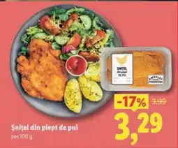 Lidl Șnițel din piept de pui Ofertă