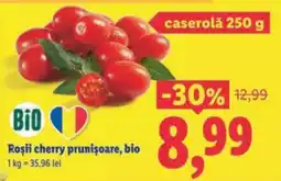 Lidl Roșii cherry prunișoare, bio Ofertă