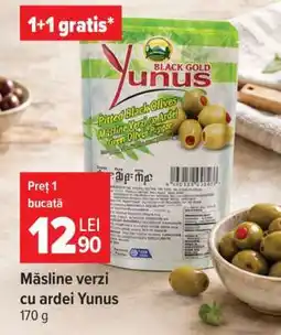 Carrefour Măsline verzi cu ardei Yunus Ofertă