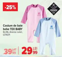 Carrefour Costum de baie bebe TEX BABY Ofertă