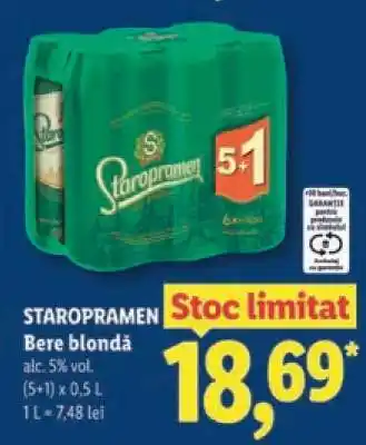 Lidl STAROPRAMEN Ofertă