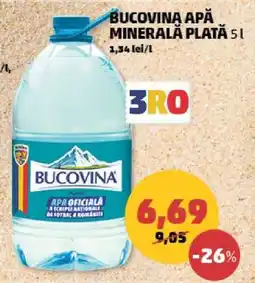 Penny BUCOVINA APĂ MINERALĂ PLATĂ 5 l Ofertă