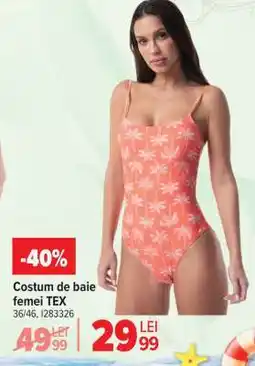Carrefour Costum de baie femei TEX Ofertă