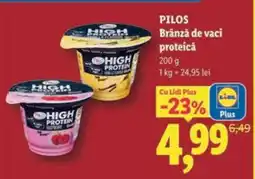 Lidl PILOS Brânză de vaci proteică Ofertă