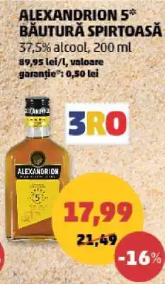 Penny ALEXANDRION 5* Băutură spirtoasă Ofertă