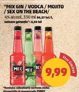 Penny MIX GIN / VODCA / MOJITO / SEX ON THE BEACH Ofertă