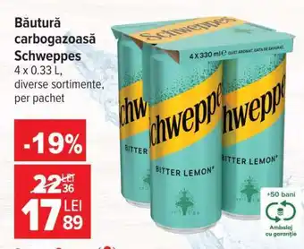 Carrefour Băutură carbogazoasă Schweppes Ofertă