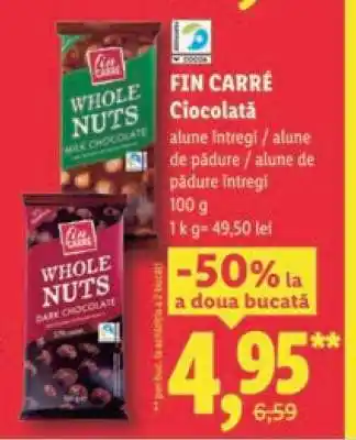 Lidl Fin Carré Ciocolată Ofertă