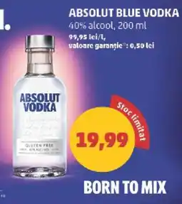 Penny ABSOLUT Blue Vodka Ofertă