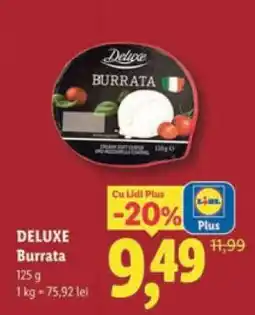 Lidl DELUXE Burrata Ofertă