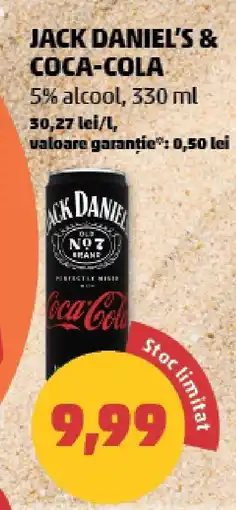 Penny JACK DANIEL'S & COCA-COLA Ofertă